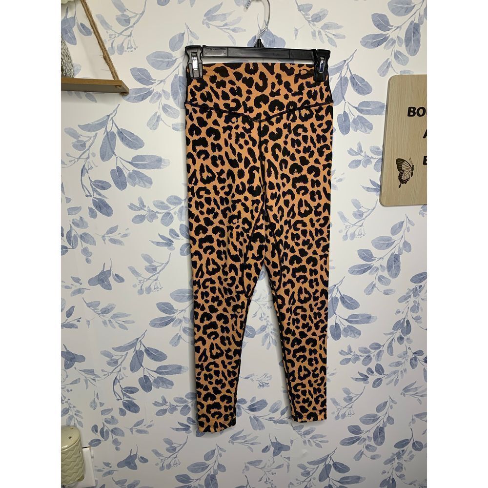 Balance Athletica Leopard Print Leggings Size S